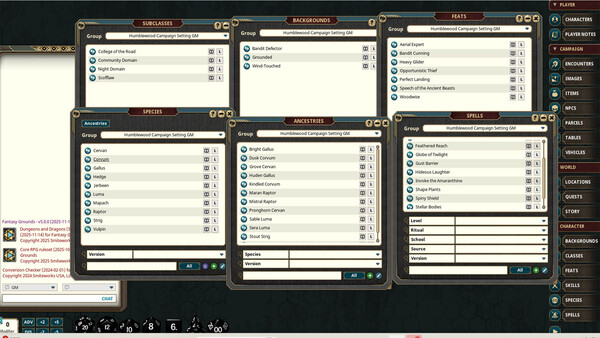 Fantasy Grounds - Humblewood Campaign Setting