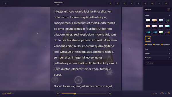 Screenshot of StoryMode gameplay showing in-action mechanics