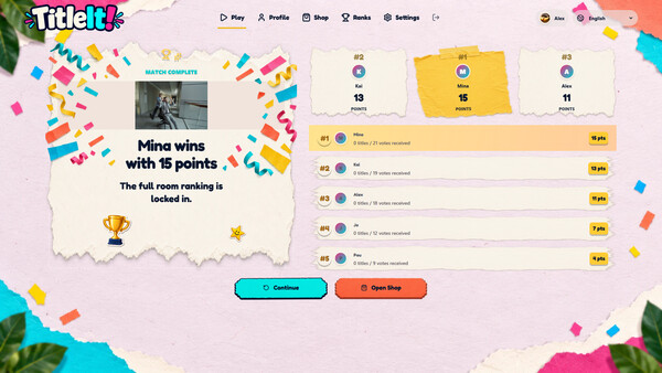 Screenshot of TitleIt!