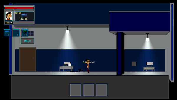 Screenshot of The Prisoner 31 gameplay showing in-action mechanics