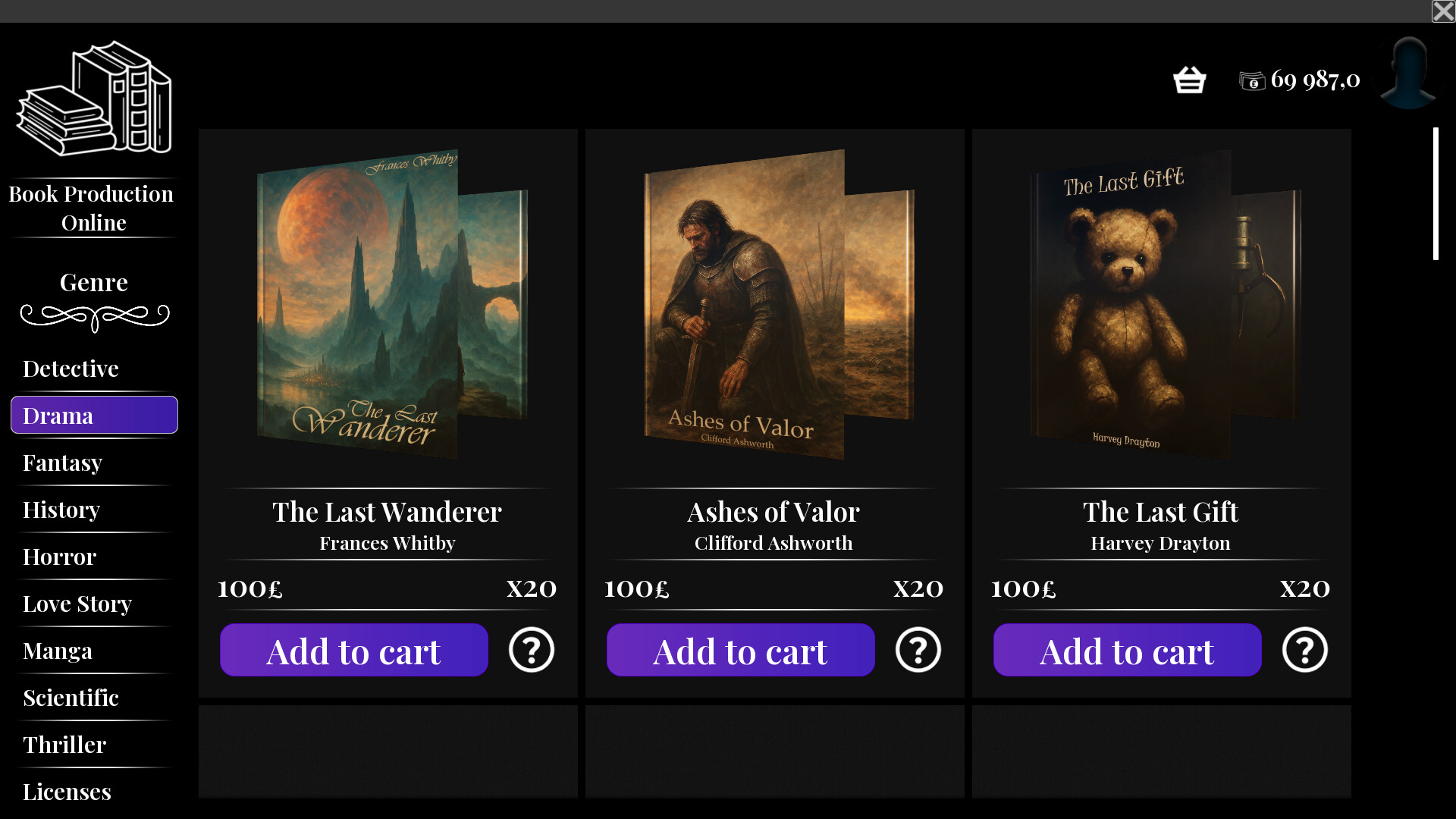 BookStore Simulator screenshot #3