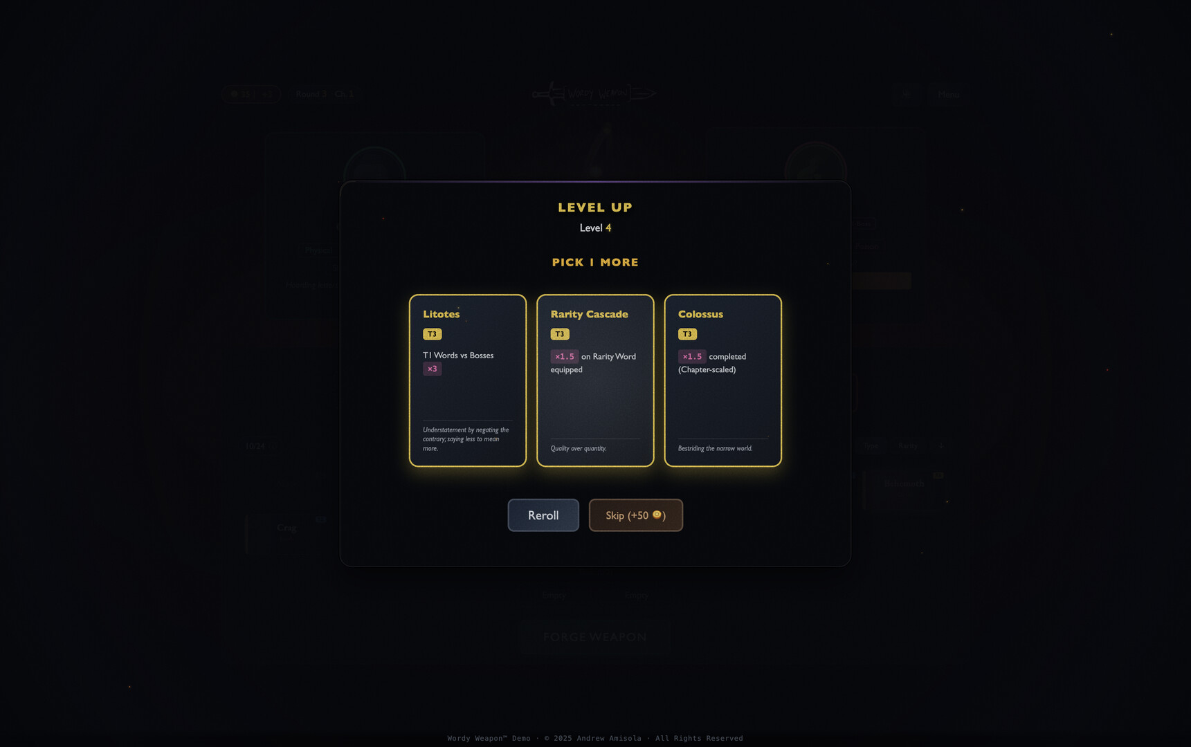 Wordy Weapon screenshot #4