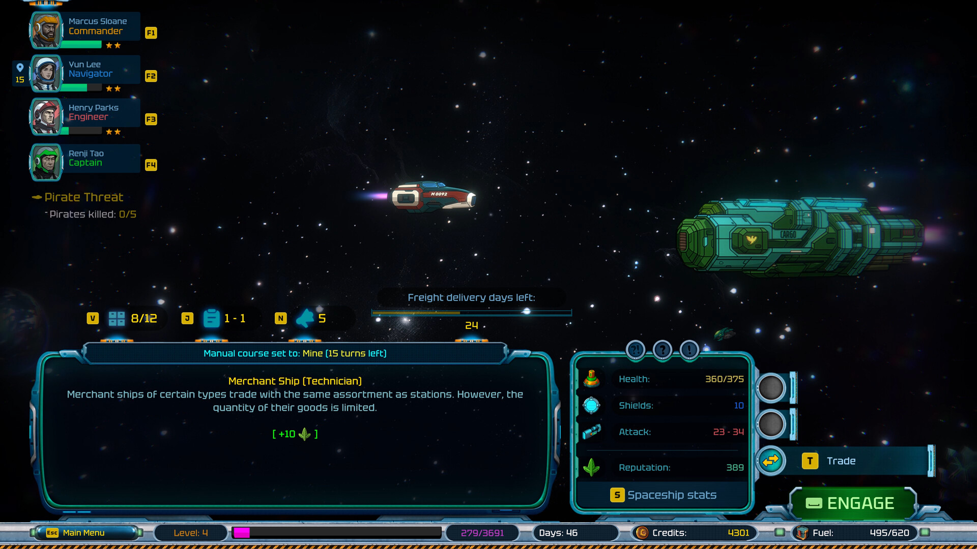 Stellar Freight: Endless Horizon screenshot 1