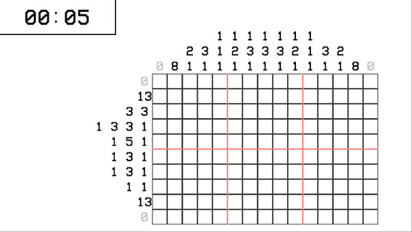 Screenshot of Picto-Cross: 1 nonogram per day