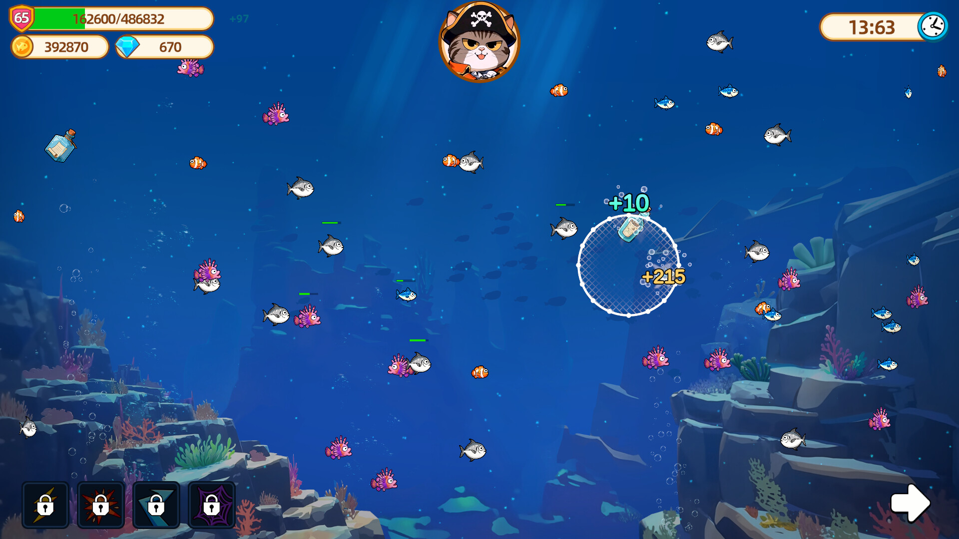 Captain Whiskers: Incremental Seas screenshot #8