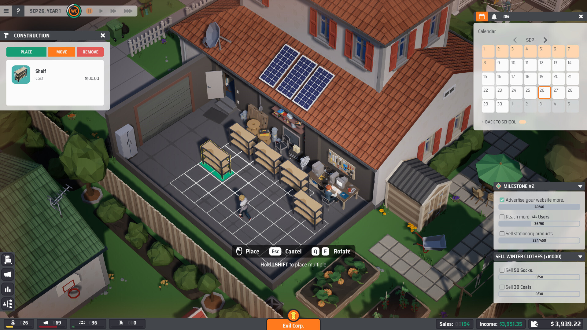 Screenshot de E-Shop Tycoon