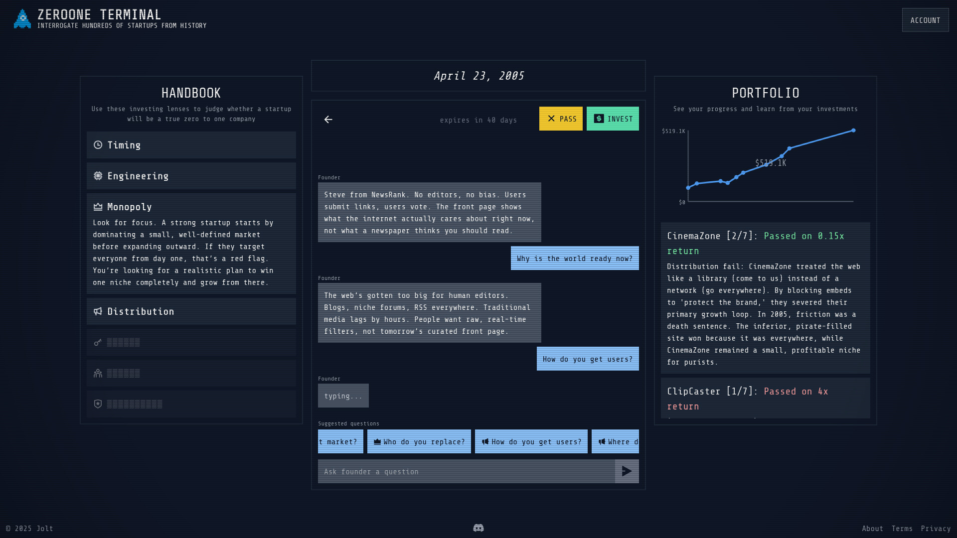 ZeroOne Terminal screenshot #5