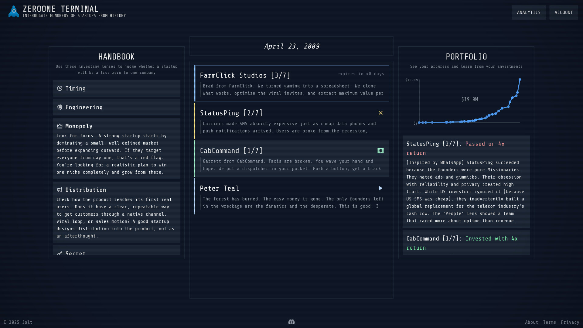 ZeroOne Terminal screenshot #1