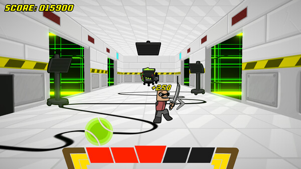 Screenshot of Rhythm Rumble gameplay showing in-action mechanics