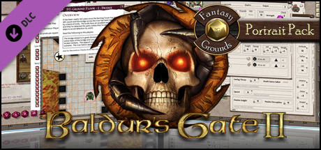 Fantasy Grounds - Baldur's Gate II Portrait Pack Header Image