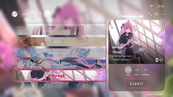 Live Rise!!: 4K Fever - Official Beatmaps Pack screenshot 6