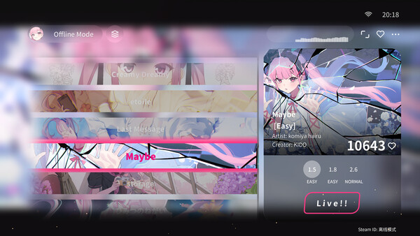 Live Rise!!: 4K Fever - Official Beatmaps Pack screenshot 5