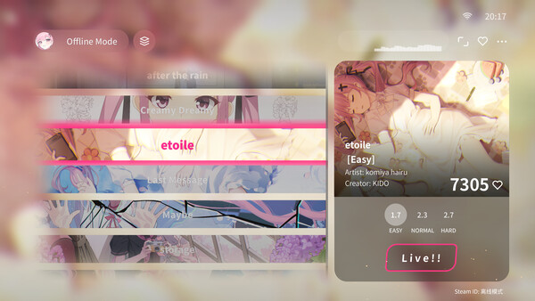 Live Rise!!: 4K Fever - Official Beatmaps Pack screenshot 3