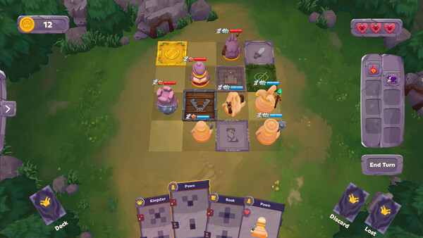 Screenshot of Kingster gameplay showing in-action mechanics