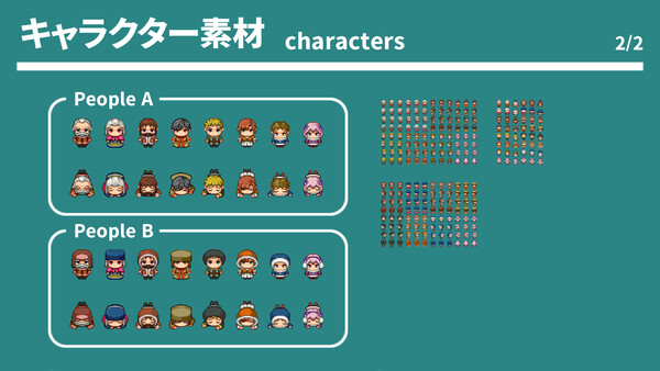 RPG Maker MZ - REFMAP Fantasy Character Pack 4