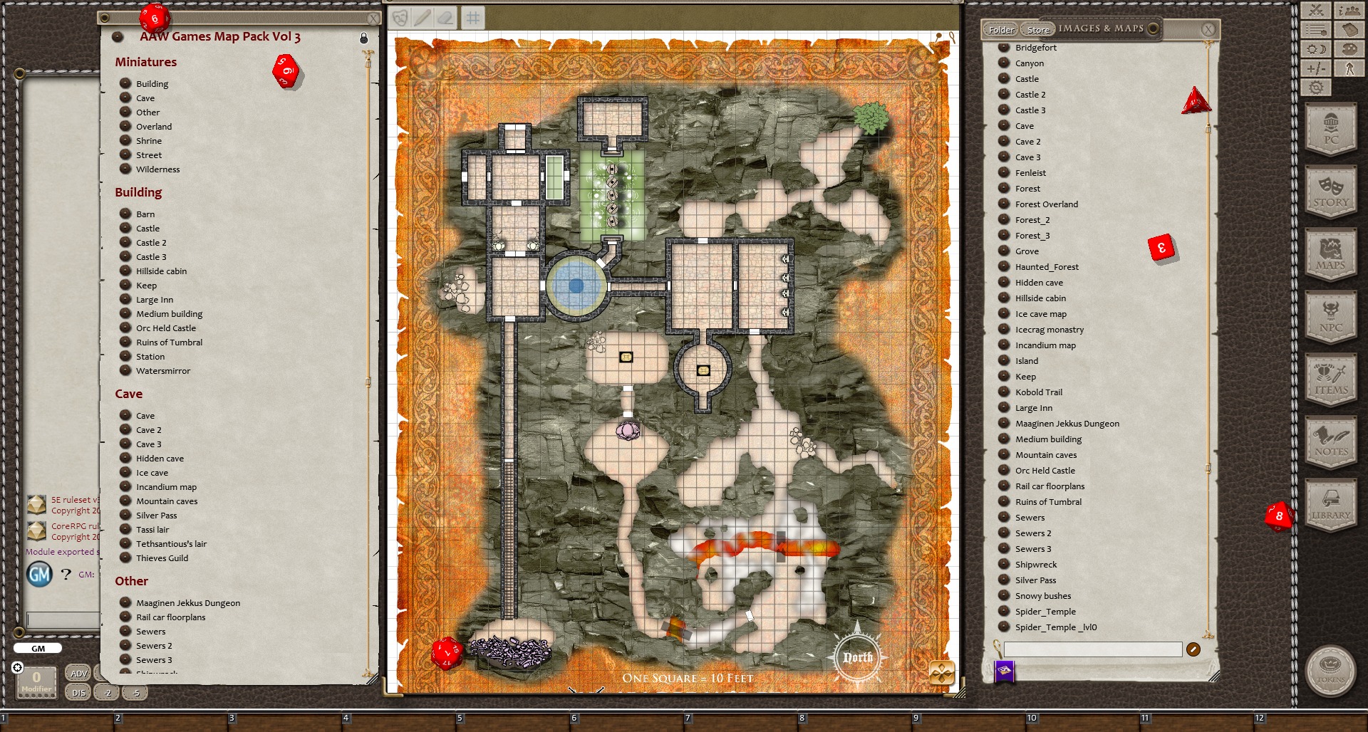 Fantasy Grounds - AAW Map Pack Vol 3 Featured Screenshot #1