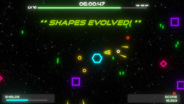 Screenshot 4 of Shape Swarm - final gameplay screenshot