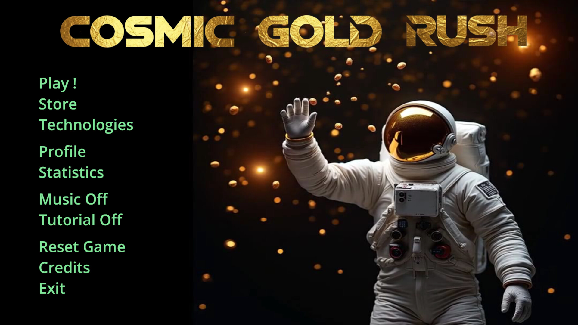 Cosmic Gold Rush screenshot #1