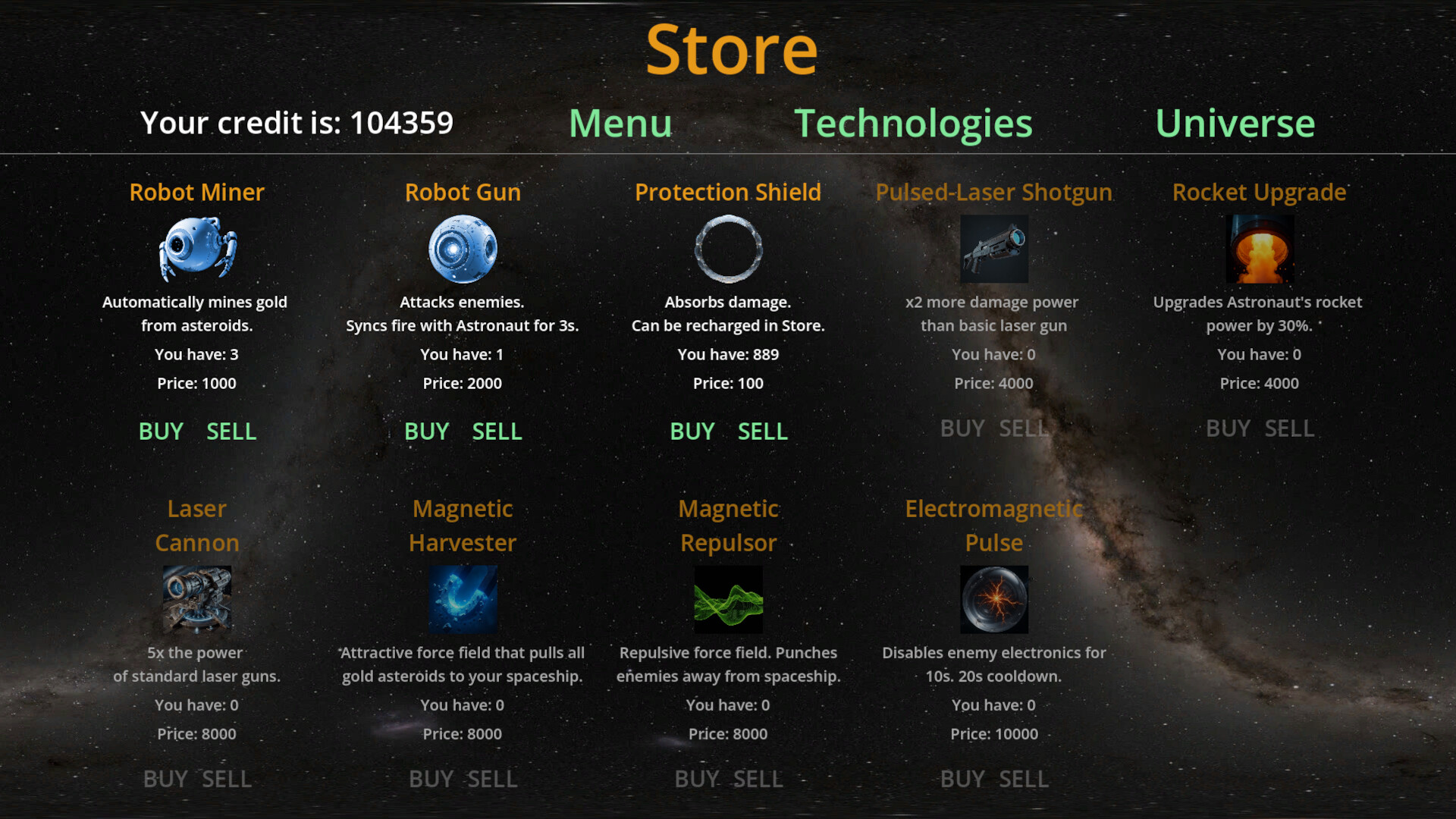 Cosmic Gold Rush screenshot #8