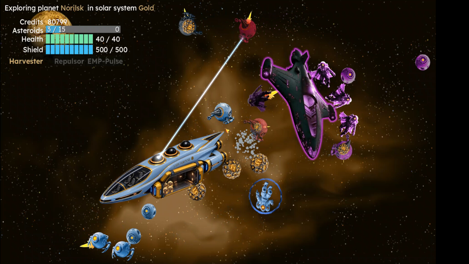 Cosmic Gold Rush screenshot 7