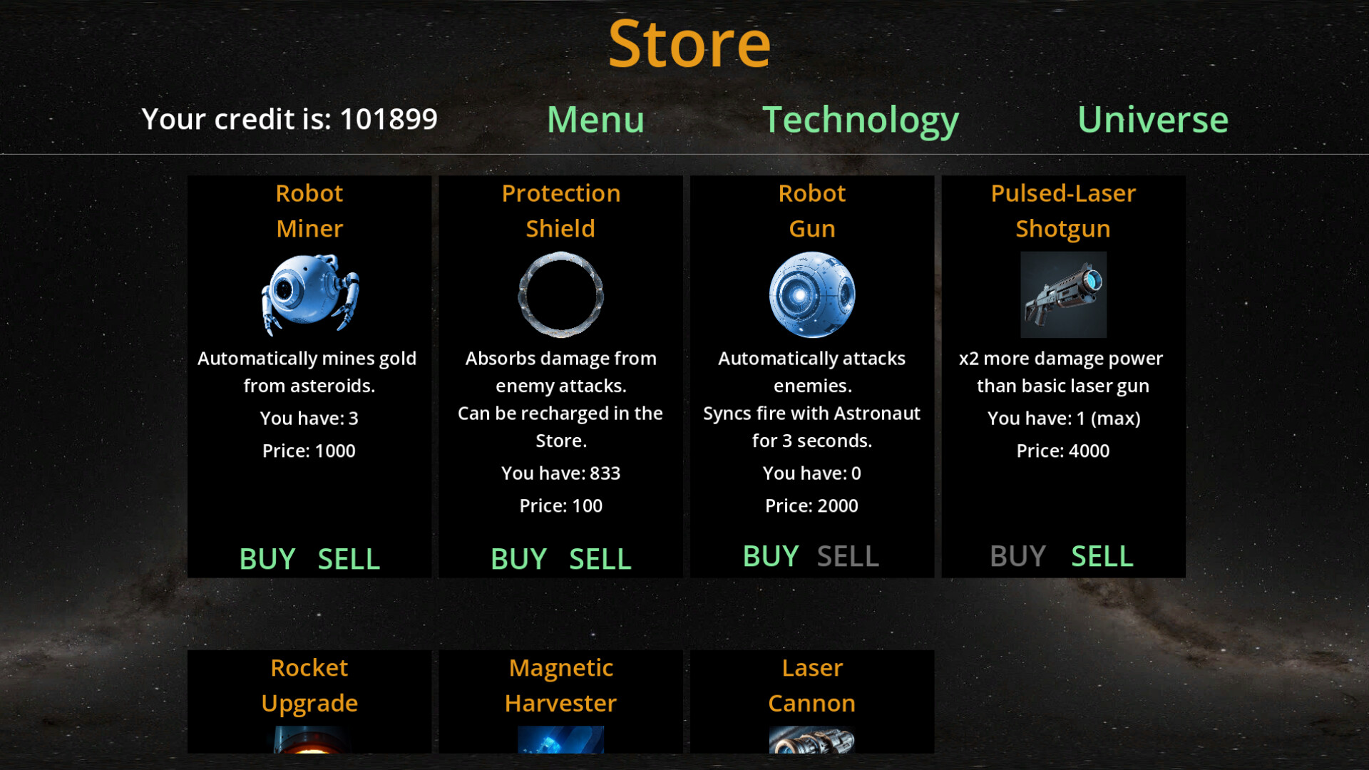 Cosmic Gold Rush screenshot #11