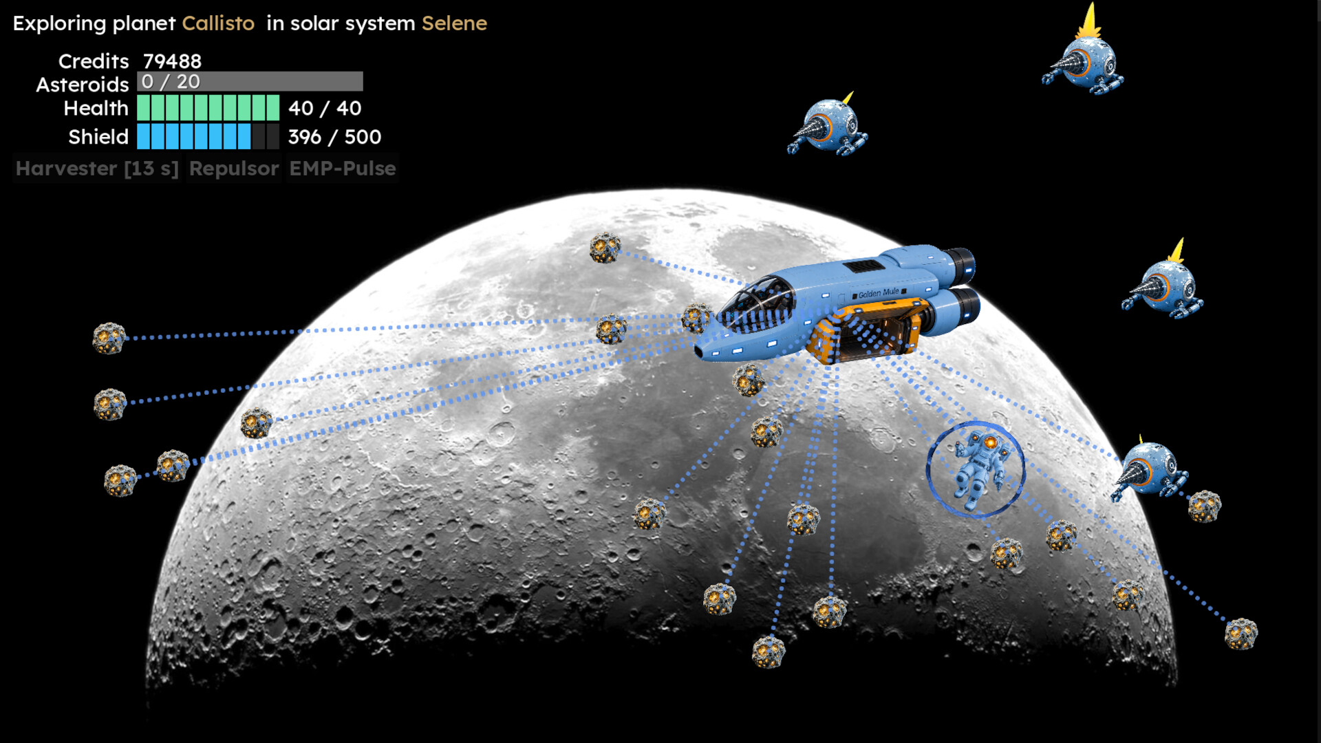 Cosmic Gold Rush screenshot #2