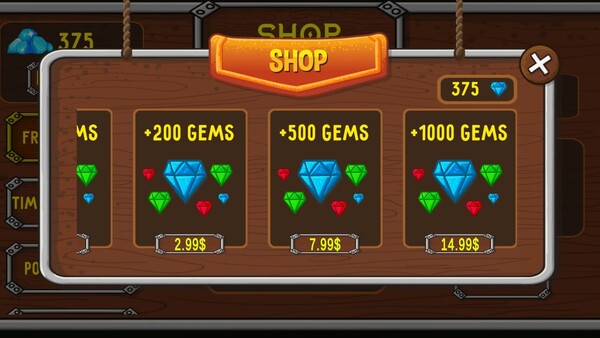 500 Gems screenshot 1