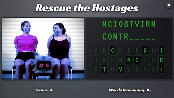 Rescue the Hostages: Cryptic Countdownfor windows and Linux 1