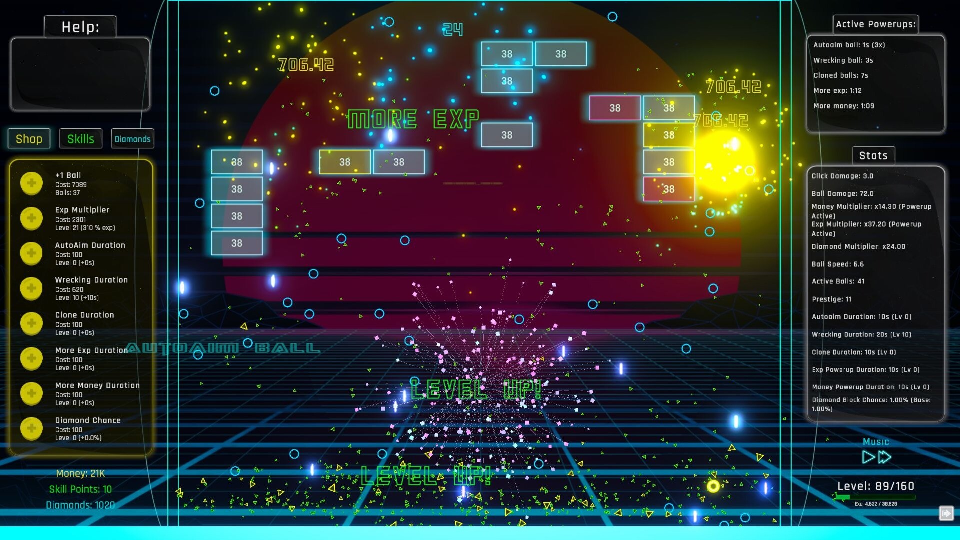 Idle Breakanoid screenshot screenshot 3