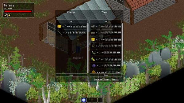 Screenshot of Lopers gameplay showing in-action mechanics