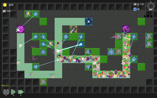 Screenshot 4 of Corewave Defenders - final gameplay screenshot