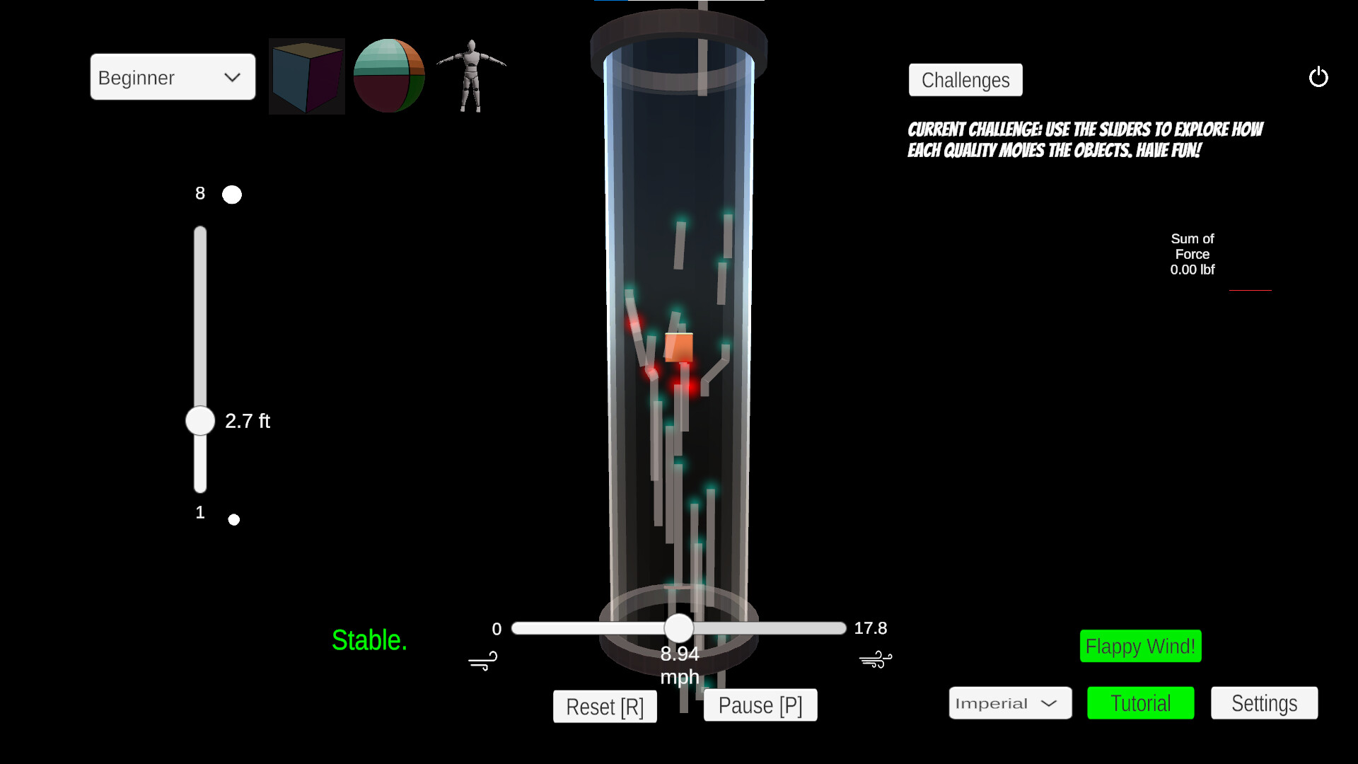 Wind Tunnel Flight Lab screenshot 1