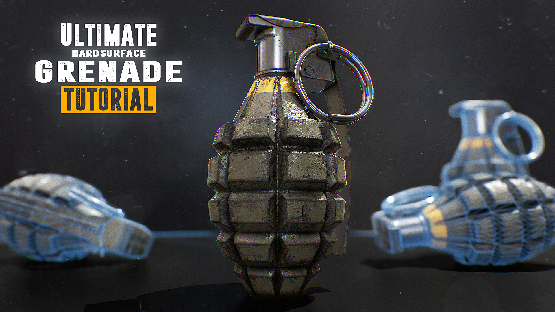 Ultimate Grenade Tutorial - Hardsurface 3D Course Featured Screenshot #1