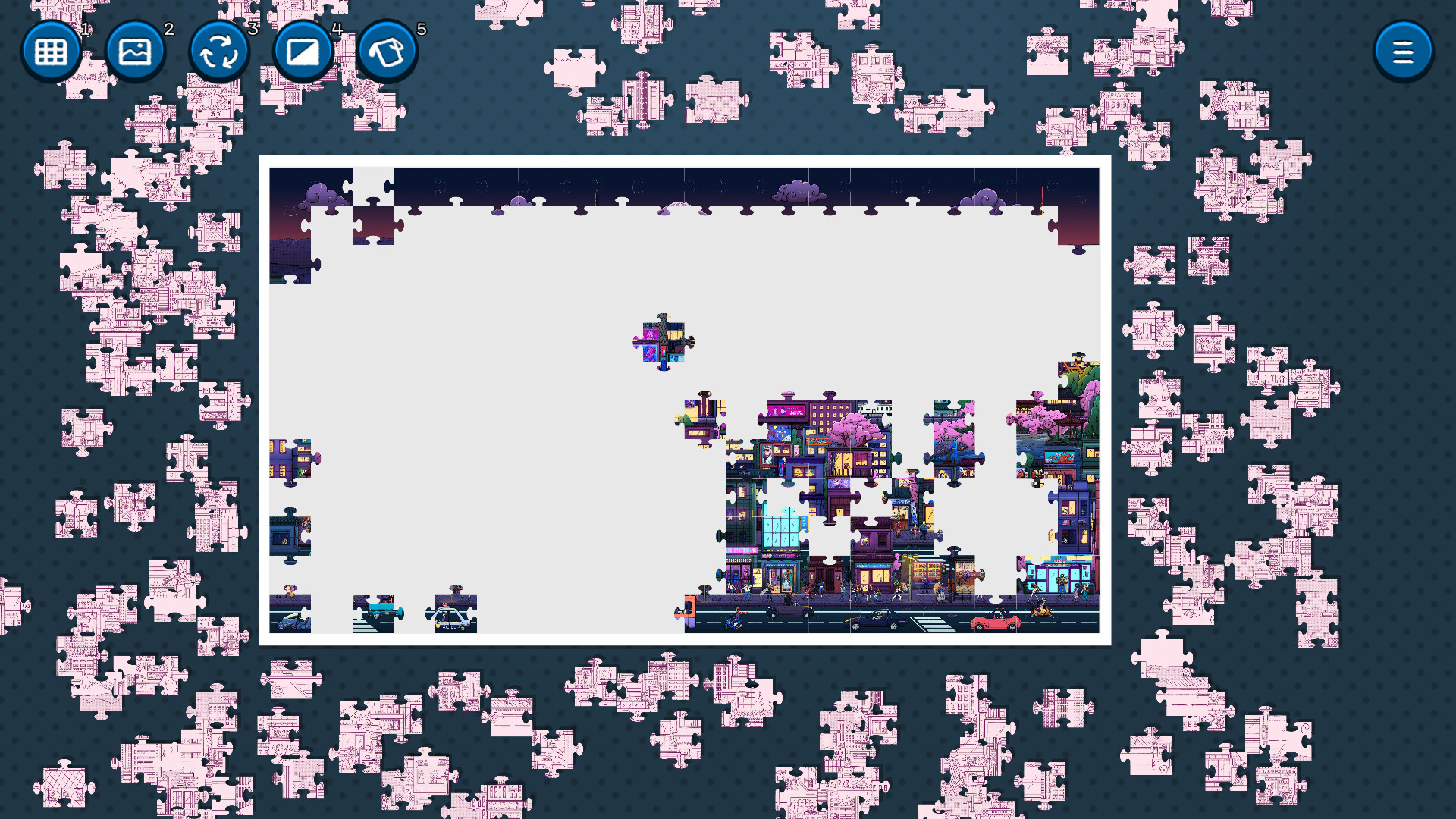 Hidden Cats in Jigsaw Puzzle - Tokyo Featured Screenshot #1