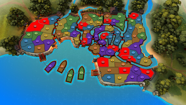 RISK: Global Domination - Fedual Japan Map Pack