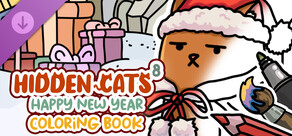 HIDDEN CATS 8: Happy New Year - Coloring Book