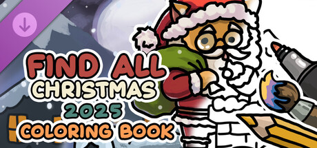 FIND ALL: Christmas 2025 🎁🎄🔔 - Coloring Book banner image