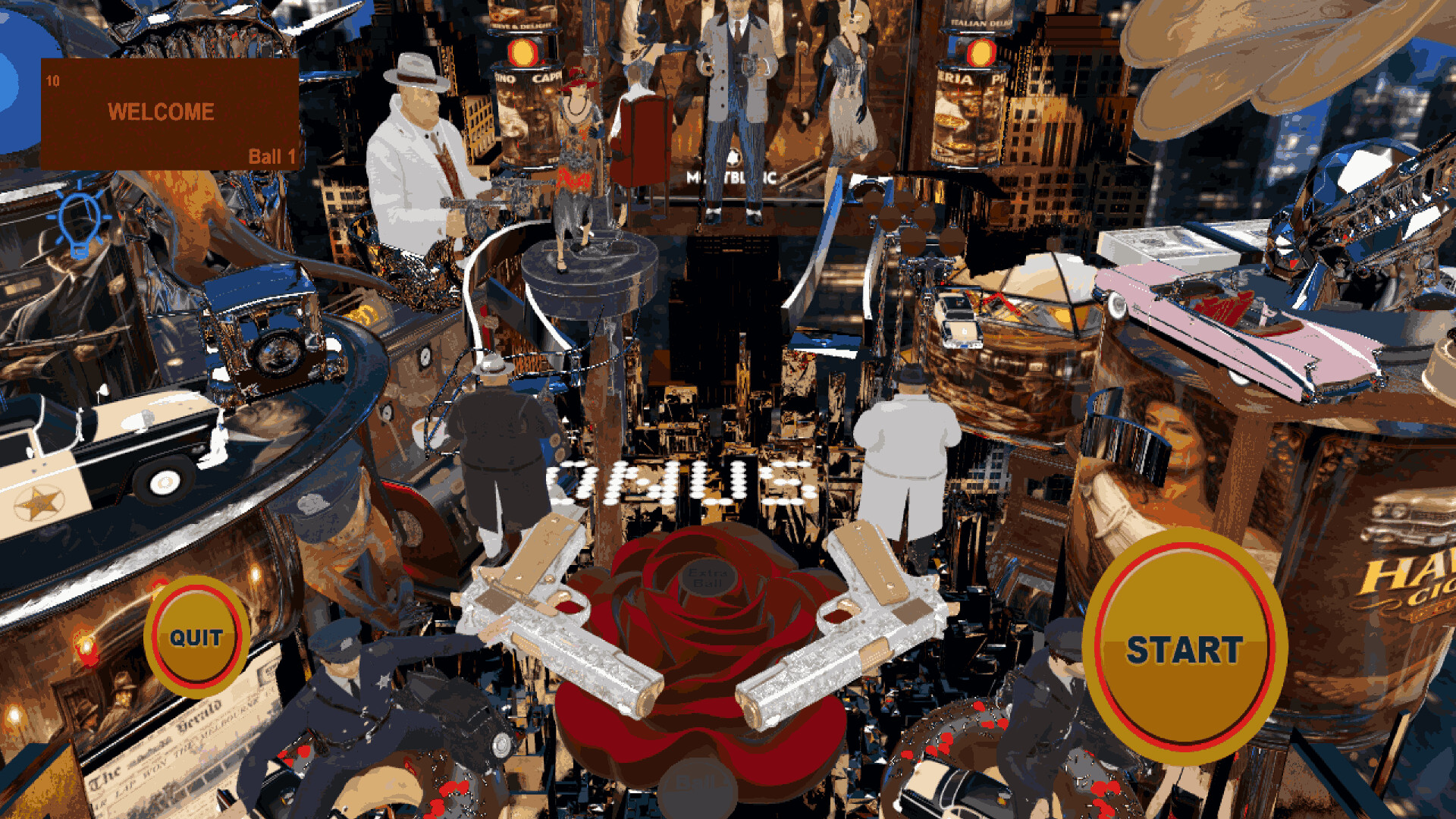 #8. Mafioso Mafia Pinball (Steam) By: Hubel