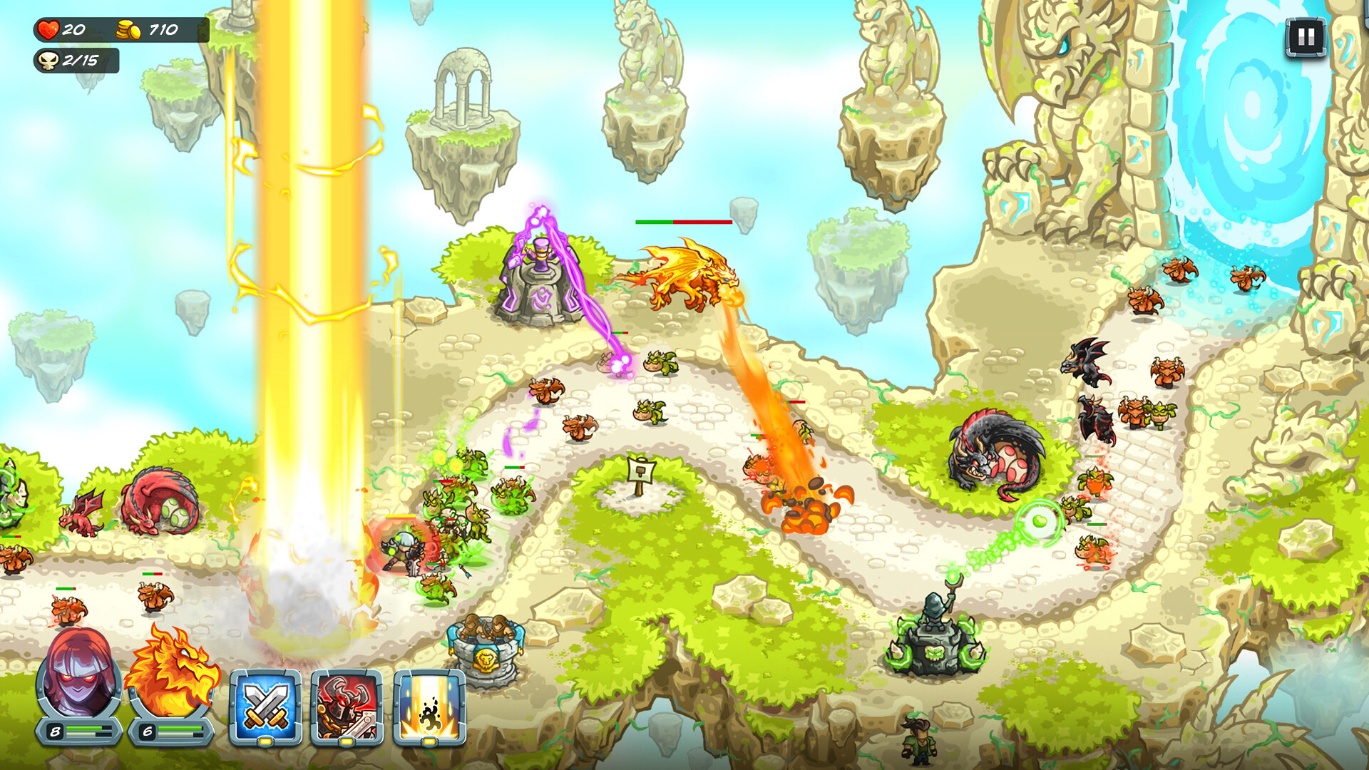 Kingdom Rush 5: Alliance TD - Dragon Wars Campaign Featured Screenshot #1