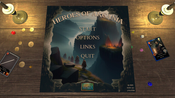 Screenshot of Heroes of Arcania gameplay showing in-action mechanics