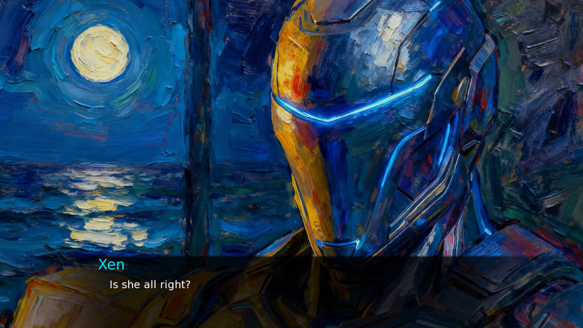 Guarded by the AI: Painted with Love screenshot #4