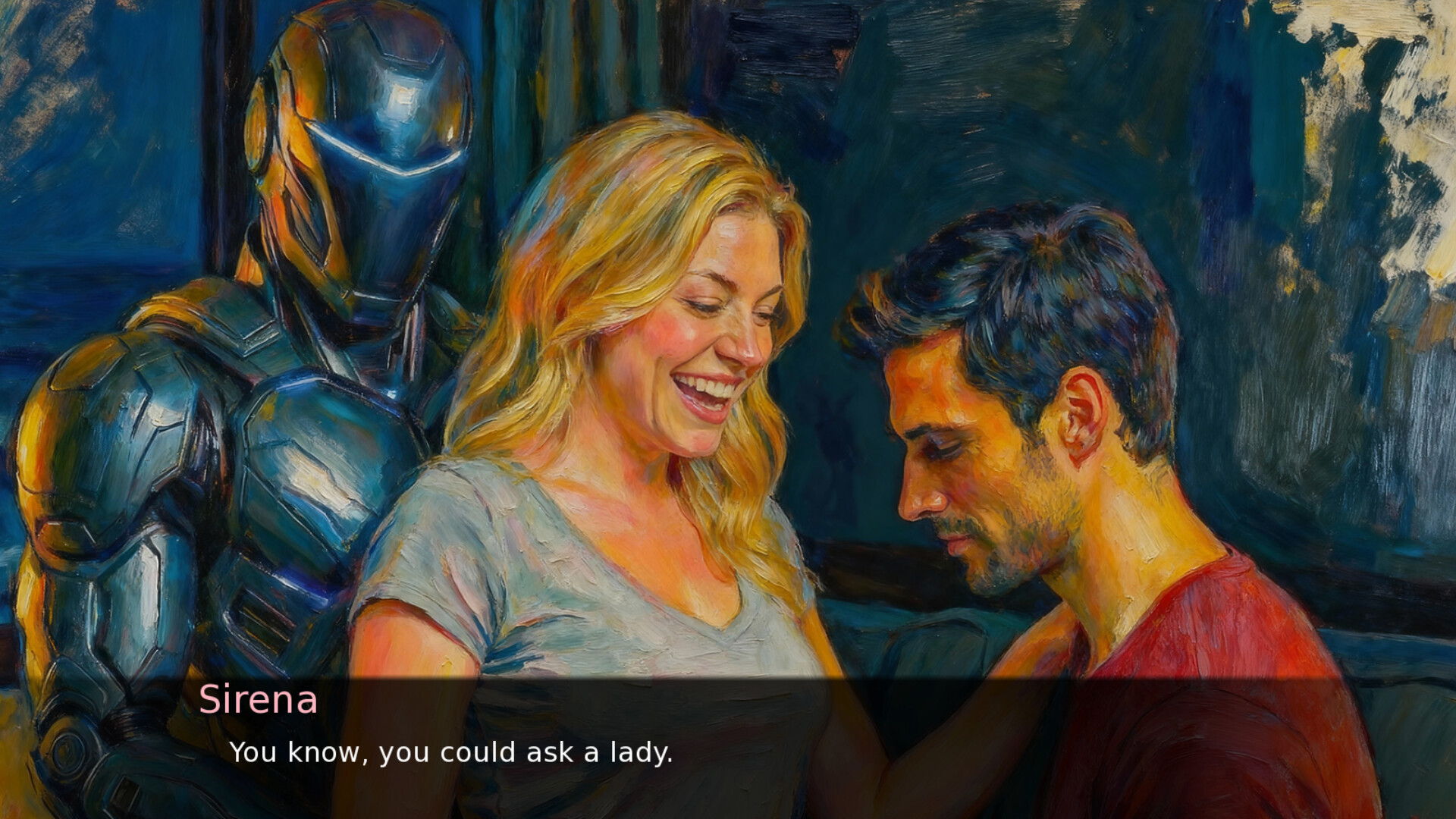 Guarded by the AI: Painted with Love screenshot 1