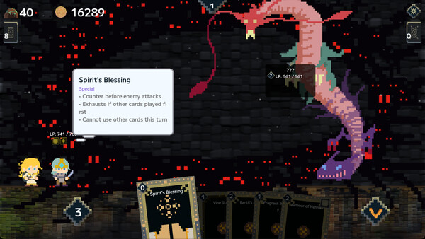 Screenshot of Chronicle of Brimir: Mimir's Cave gameplay showing in-action mechanics