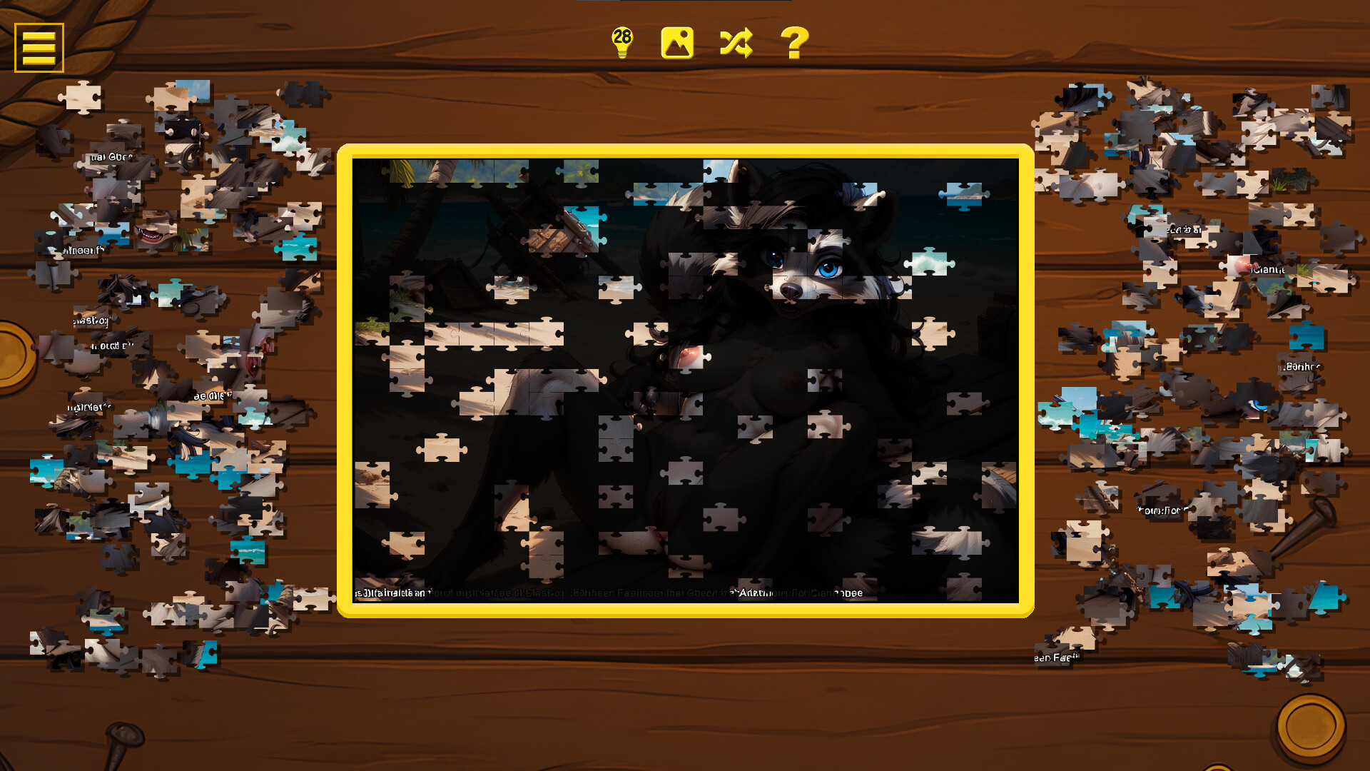 Furry Pirate Jigsaw screenshot #3