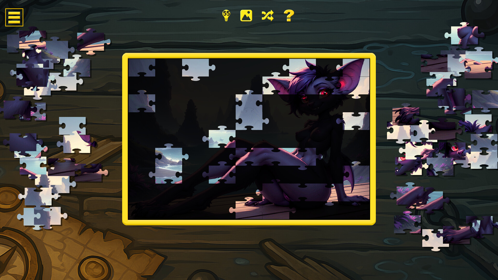 Furry Pirate Jigsaw screenshot #8