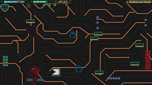 Screenshot 4 of RAM Munchers Neon - final gameplay screenshot