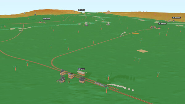 Screenshot of Nile Express gameplay showing in-action mechanics