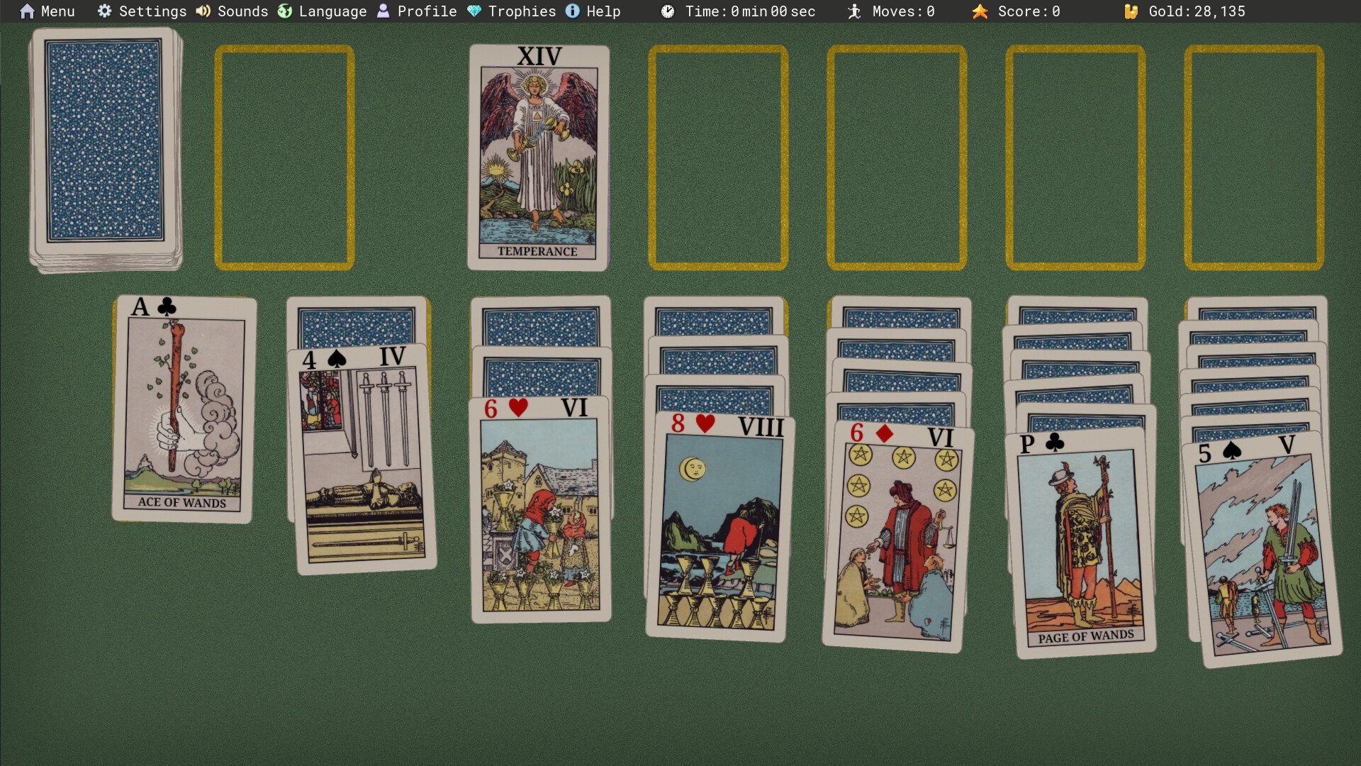 Star and Serpent Solitaire Featured Screenshot #1