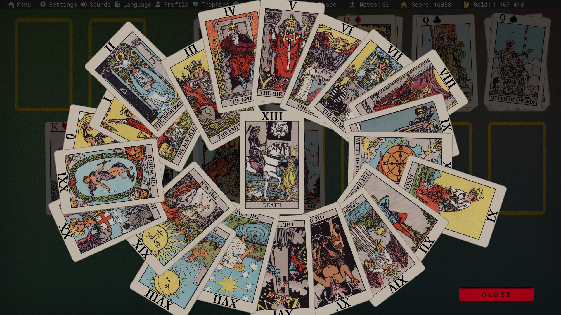 Star and Serpent Solitaire screenshot #4