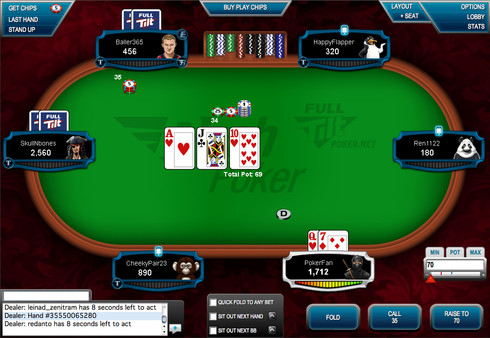 Screenshot z Full Tilt Poker